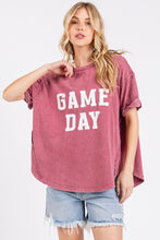 Load image into Gallery viewer, Mittoshop GAME DAY Round Neck Short Sleeve T-Shirt