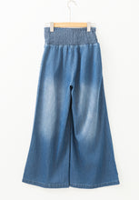 Load image into Gallery viewer, Smocked Wide Leg Jeans