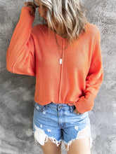 Load image into Gallery viewer, V-Neck Drop Shoulder Knit Top