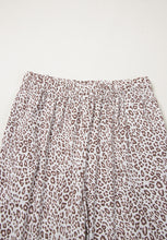 Load image into Gallery viewer, Leopard Button Down Long Sleeve Top and Pants Lounge Set