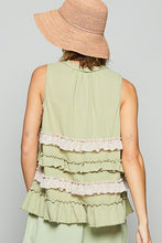 Load image into Gallery viewer, POL Ruffled Open Front Sleeveless Cardigan