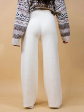 Load image into Gallery viewer, Ribbed Wide Leg Sweater Pants