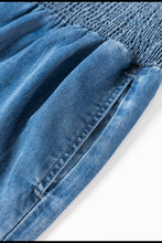 Load image into Gallery viewer, Smocked Wide Leg Jeans