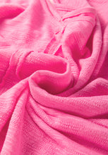 Load image into Gallery viewer, Exposed Seam V-Neck Three-Quarter Sleeve Blouse