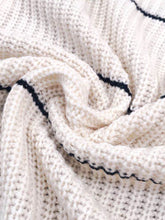 Load image into Gallery viewer, Striped Open Front Long Sleeve Cardigan