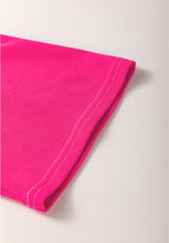 Load image into Gallery viewer, Exposed Seam V-Neck Three-Quarter Sleeve Blouse