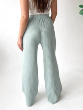 Load image into Gallery viewer, Ribbed Wide Leg Sweater Pants