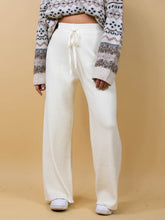 Load image into Gallery viewer, Ribbed Wide Leg Sweater Pants