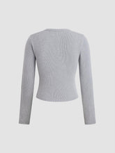 Load image into Gallery viewer, Button Down Long Sleeve T-Shirt