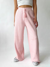 Load image into Gallery viewer, Ribbed Wide Leg Sweater Pants