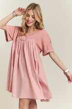 Load image into Gallery viewer, ADORA Round Neck Half Sleeve Babydoll Dress