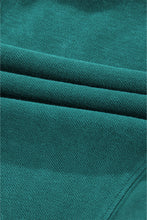 Load image into Gallery viewer, Notched Drop Shoulder Long Sleeve Sweatshirt