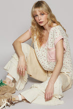 Load image into Gallery viewer, POL Floral V-Neck Short Sleeve T-Shirt