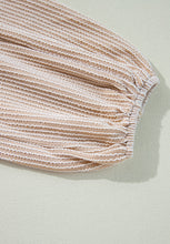 Load image into Gallery viewer, Corded Johnny Collar Long Sleeve Babydoll Blouse