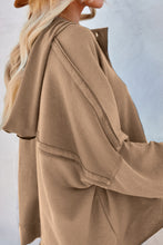 Load image into Gallery viewer, Exposed Seam Long Sleeve Hoodie