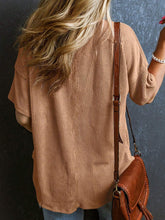 Load image into Gallery viewer, Textured V-Neck Half Sleeve T-Shirt