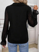 Load image into Gallery viewer, V-Neck Flounce Sleeve Blouse