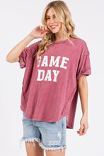 Load image into Gallery viewer, Mittoshop GAME DAY Round Neck Short Sleeve T-Shirt