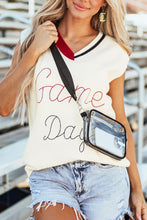 Load image into Gallery viewer, GAME DAY V-Neck Sweater Vest