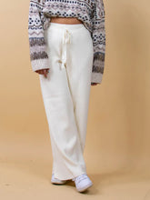 Load image into Gallery viewer, Ribbed Wide Leg Sweater Pants