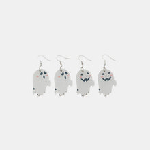 Load image into Gallery viewer, 2 Piece Alloy Acrylic Ghost Dangle Earrings