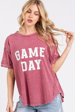 Load image into Gallery viewer, Mittoshop GAME DAY Round Neck Short Sleeve T-Shirt
