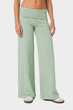 Load image into Gallery viewer, Striped Wide Leg Pants