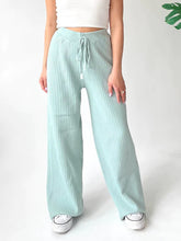 Load image into Gallery viewer, Ribbed Wide Leg Sweater Pants