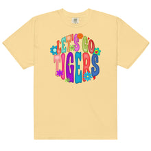 Load image into Gallery viewer, Let's Go Tigers Comfort Colors garment-dyed heavyweight t-shirt