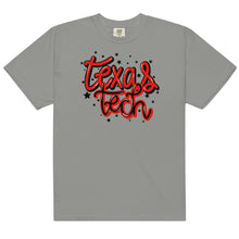 Load image into Gallery viewer, Texas Tech Large Letters Comfort Colors garment-dyed heavyweight t-shirt