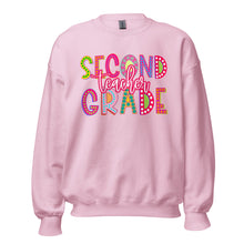 Load image into Gallery viewer, Second Grade Dot Letters Unisex Sweatshirt