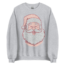 Load image into Gallery viewer, Large Santa Head Unisex Sweatshirt