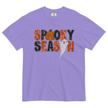Load image into Gallery viewer, Faux Glitter Spooky Season Comfort Colors Tee