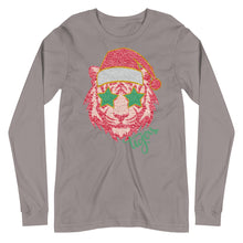 Load image into Gallery viewer, Christmas Tiger Unisex Long Sleeve Tee