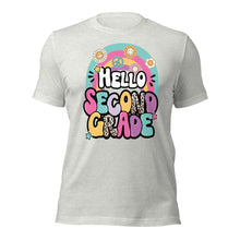 Load image into Gallery viewer, Hello Second Grade Rainbow Unisex t-shirt