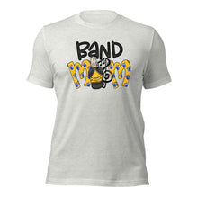 Load image into Gallery viewer, Band Mom Blue and Yellow Paws Unisex t-shirt