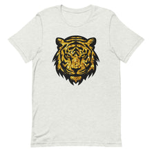 Load image into Gallery viewer, Gold Faux Glitter Tiger Head Unisex t-shirt