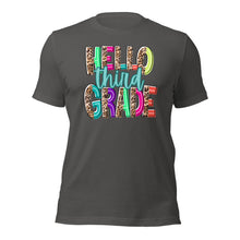 Load image into Gallery viewer, Adult Hello Third Grade Bella Canvas Unisex t-shirt