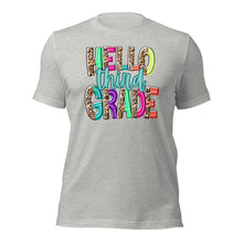 Load image into Gallery viewer, Adult Hello Third Grade Bella Canvas Unisex t-shirt