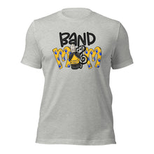 Load image into Gallery viewer, Band Mom Blue and Yellow Paws Unisex t-shirt