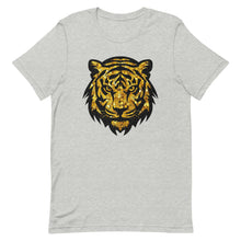 Load image into Gallery viewer, Gold Faux Glitter Tiger Head Unisex t-shirt