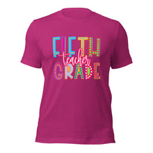 Load image into Gallery viewer, Fifth Grade Teacher Bella Canvas Unisex t-shirt