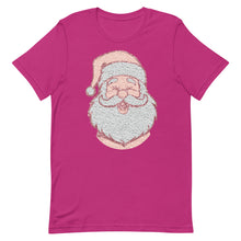 Load image into Gallery viewer, Large Santa Head Unisex t-shirt