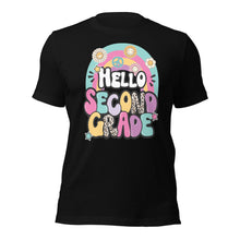 Load image into Gallery viewer, Hello Second Grade Rainbow Unisex t-shirt