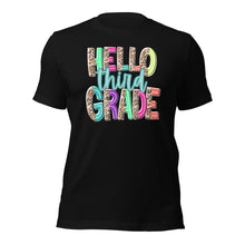 Load image into Gallery viewer, Adult Hello Third Grade Bella Canvas Unisex t-shirt