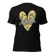 Load image into Gallery viewer, Jaybirds Leopard Heart Unisex t-shirt