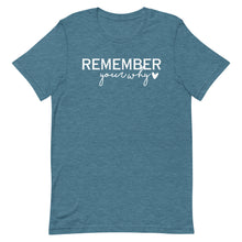 Load image into Gallery viewer, Remember your Why Unisex t-shirt