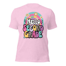 Load image into Gallery viewer, Hello Second Grade Rainbow Unisex t-shirt