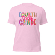 Load image into Gallery viewer, Fourth Grade Teacher Bella Canvas Unisex t-shirt