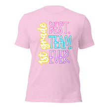 Load image into Gallery viewer, Best 1st grade team ever bella canvas Unisex t-shirt